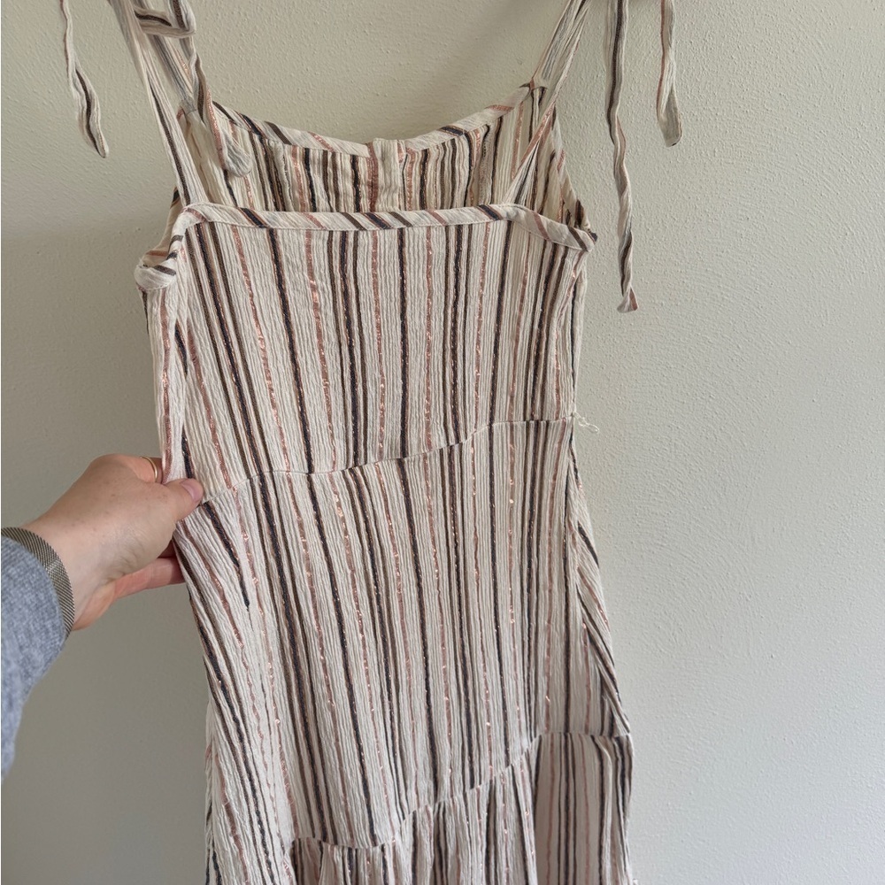 Veronica Beard Cotton Striped Maxi Dress XS - Picture 7 of 11